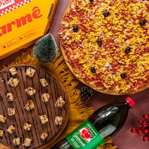 Combo de pizza super gigante mais refri em Camboriú #pizza #pizzaria #